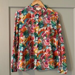 Sezane Multicolored Button Down Shirt